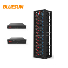 Bluesun 192V 240V 384V high voltage lithium battery rack 50Ah 75Ah 100Ah lithium ion batteries with 10 years warranty